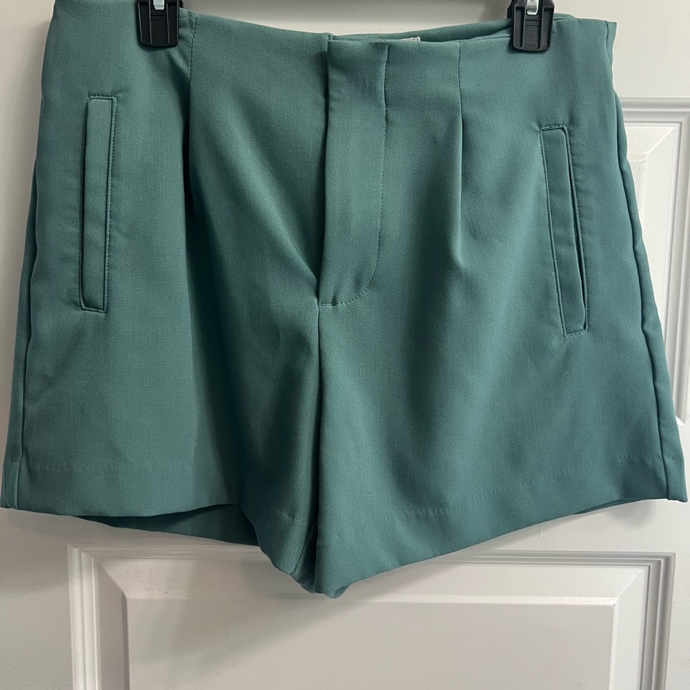 A New Day High Waist Green Shorts